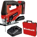 Produktbild: Einhell Stichsäge TC-JS 18 Li, Akku-Pendelhub, 18V/2,5Ah, Schnittleistung 70mm, mit Akku und Koffer