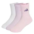 Produktbild: adidas Unisex Kids CUSHIONED SPORTSWEAR CREW SOCKS 3 PAIR PACK, clear pink/white/ice lavender, 4-5 Years