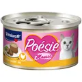 Produktbild: 12 Dosen - Vitakraft Katzenfutter Poesie Mousse, Huhn - Katzen Nassfutter