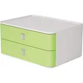 Produktbild: Han Schubladenbox 1120-80, Smart-Box Allison, A5, 2 Fächer, Kunststoff, geschlossen, lime green