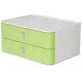 Produktbild: Schubladenbox SMART-BOX 2 Laden weiß/hellgrün