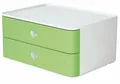 Produktbild: HAN 1120-80 SMART-BOX ALLISON Schubladenbox - stapelbar, 2 Laden, weiß/hellgrün