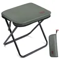 Produktbild: Klapphocker Faltbar, 33×26,5×32cm Tragbarer Campinghocker Klappbar, Hält bis ...