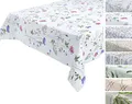 Produktbild: BEAUTEX Wachstuchtischdecke, abwischbare Tischdecke, RUND OVAL ECKIG, Motiv und Größe wählbar (Anemone, Eckig 140x100 cm)