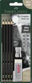 Produktbild: 115298 - Bleistifte Set Pitt Graphite Matt 6-teilig inkl. Spitzer und Radierg...