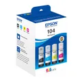 Produktbild: Epson 104 EcoTank 4-colour Multipack Tintenflaschen Cyan/Magenta/Gelb/Schwarz