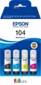 Produktbild: Epson 104 Tintenflaschen Multipack Farbe C13T00P640