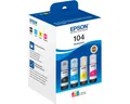 Produktbild: Epson EcoTank 4-colour Multipack T 104 T 00P6 Tintenpatrone