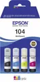 Produktbild: Epson Tinte 104 EcoTank Multipack Nachfülltinte 4x65ml  B Ware