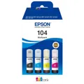 Produktbild: Epson 104 EcoTank Multipack Cyan Magenta Gelb Schwarz 70 ml Nachfülltinte