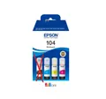 Produktbild: EPSON ET2875 ET4800 EcoTank 104 4er-Pack, C13T00P640 - OHNE SCHWARZ