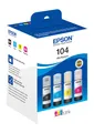 Produktbild: EPSON Tintenflaschenpackung 104-ECOTANK C13T00P640 4 UDS