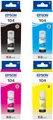 Produktbild: Epson Original Drucker Tinte 104 EcoTank ET 2710 2711 2712 2720 2726 4700 Set