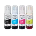 Produktbild: Epson Tinte 104 BK,C,M,Y C13T00P640, T100P6 EcoTank ET-4700, ET-4750, 2024-2030