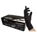 Produktbild: NITRAS BLACK SCORPION Latex-Einmalhandschuh 100Stk Gr. L