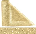Produktbild: Anstore Tischläufer Gold Rolle 30m, 23cm Breite Vlies Tischläufer Hochzeit mit