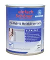 Produktbild: einfach Schöner 750 ml PU-Hybrid Heizkörperlack Weiß Glänzend wasserverdünnbar