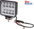 Produktbild: Arbeitsscheinwerfer LED, 24W, 2272lm, quadratisch, 9-36V, Deutsch 2-polig