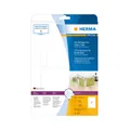 Produktbild: HERMA CD-DVD-Blu ray Einleger 25 Stk. weiß bedruckbar Jewel Case Cover Etiketten