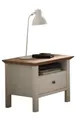 Produktbild: Pol-Power Nachttisch BASEL, Anderson Pine Dekor, 1 Schublade, 1 offenes Fach, BxHxT 50 x 50 x 48 cm