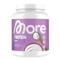 Produktbild: MORE Protein, Sahne, 600 g, Mix aus Whey Konzentrat und Casein ideal zum Muskelaufbau und -erhalt, mit Laktase, perfekt zum kochen & backen - made in Germany (Verpackung kann variieren)