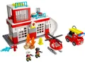 Produktbild: LEGO® LEGO DUPLO 10970 Feuerwehrwache mit Hubschrauber Spielbausteine, (Set, 117 St., Vorschule)