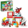 Produktbild: LEGO® DUPLO® 10970 Feuerwehrwache mit Hubschrauber