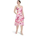 Produktbild: Vera Mont Cocktailkleid Damen mit Blumenprint Cut-Outs weiß L (42)