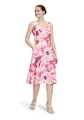 Produktbild: Vera Mont Damen Cocktailkleid mit Blumenprint 42, Cream/Rosé