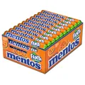 Produktbild: (12,49€/1kg) Mentos Fanta Orange Rolle, Kaubonbon, Dragee, 40 Stück