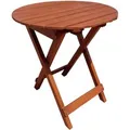Produktbild: Garden Pleasure Klapptisch Hanford Rund Natur Ø 45 cm