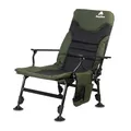 Produktbild: CampFeuer Angelstuhl Tannengrün/Schwarz | Höhenverstellbarer Campingstuhl | Faltbarer Karpfenstuhl | Outdoor Travelchair für Camping, Zelten, Angeln | Fischerstuhl klappbar, Carp Chair, Angelliege
