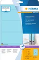 Produktbild: Ordneretiketten A4 blau 192x61 mm Papier matt blickdicht 80 St.