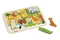 Produktbild: Holzpuzzle Zootiere 7 Teile Janod ab 18 Monaten J07022, Feinmotorik,