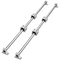 Produktbild: VEVOR Linearführungsschienen-Set, SFC20 1200 mm, 2 Stück 1000 mm SFC20-Führungsschienen, 4 Stück SC20-Gleitblöcke, 4 Stück Schienenstützen, Linearschienen und Lagersatz für automatisierte Ma