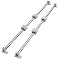 Produktbild: VEVOR Linearführungsschienen-Set, SFC20 1200 mm, 2 Stück 39,4 Zoll/1000 mm SFC20-Führungsschienen, 4 Stück SC20-Gleitblöcke, 4 Stück Schienenstützen, Linearschienen und Lagersatz für automatisierte Maschinen, CNC-DIY-Projekt