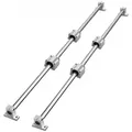 Produktbild: VEVOR Linearführungsschienen-Set, SFC20 1200 mm, 2 Stück 1000 mm SFC20-Führungsschienen, 4 Stück SC20-Gleitblöcke, 4 Stück Schienenstützen, Lin