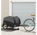Produktbild: vidaXL Fahrradlastenanhänger, Fahrradanhänger Schwarz 45 kg Eisen