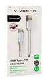 Produktbild: Vivanco USB/USB Typ C 1,2m Verbindungskabel Anschluss Kabel Handy Tablet 069
