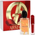 Produktbild: Giorgio Armani Si Intense 100ml Eau de Parfum & Lip Maestro Satin 12 4ml