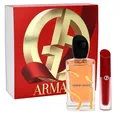 Produktbild: Giorgio Armani Si Intense 100ml Eau de Parfum & Lip Maestro Satin 12 4ml