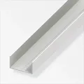 Produktbild: alfer Rechteck-U-Profil 19,5 x 35,5 x 1000 mm weiß Kunststoff Profile U Schiene