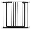 Produktbild: Hauck Türschutzgitter Clear Step Autoclose 2, Schwarz, Metall, Kunststoff, 75 - 80 cmx77 cm, Verlängerung erhältlich, Kindersicherheit, Treppenschutzgitter