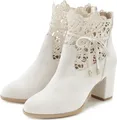 Produktbild: LASCANA High-Heel-Stiefelette Sommerstiefelette beige Größe 35