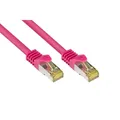 Produktbild: 8070R-010M - Patchkabel Cat.7, S/FTP, 1m, magenta