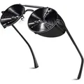 Produktbild: Sonnenbrille Herren Damen Rund Polarisiert Steampunk Metall UV-Schutz