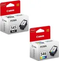 Produktbild: Canon PG-545 / CL-546 Multipack - 2er-Pack - 8 ml - Schwarz, Farbe (Cyan, Magenta, Gelb)