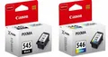 Produktbild: Original Canon PG-545 CL-546 Tinte schwarz color 2 Stück SET Multipack Pixma MG
