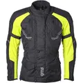 Produktbild: GMS-Moto Taylor, Textiljacke wasserdicht - Schwarz/Neon-Gelb - 12XL