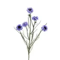 Produktbild: Floratexx Kunstblume Kornblume 65cm mit 5 Blüten in Blau-Lila. Künstliche Kornblume Blumendeko Dekoration